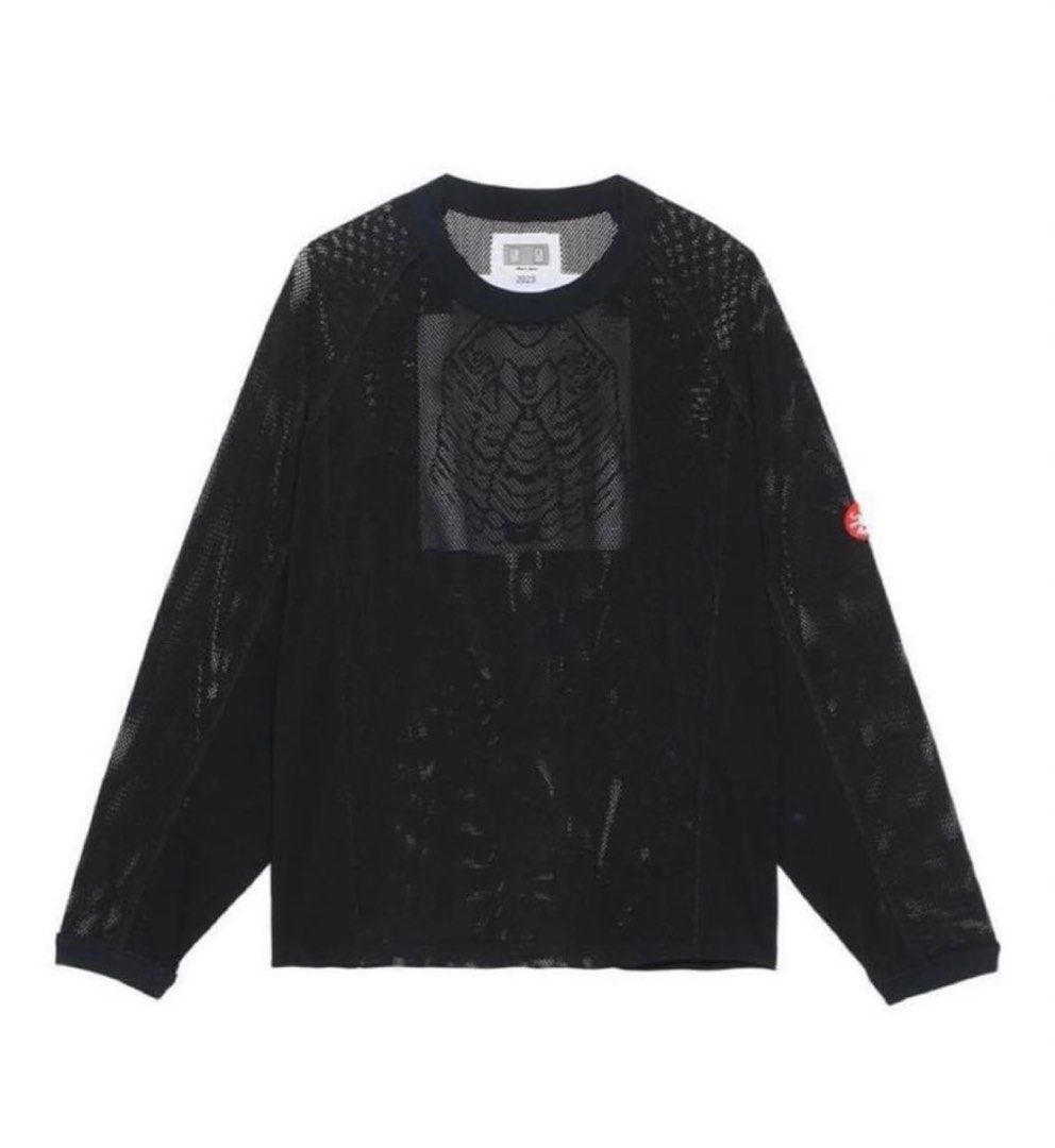 トップス c.e cavempt MESH RAGLAN LONG SLEEVE T Cav Empt Mesh Raglan Colour Long Sleeve T Grey | havenshop