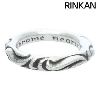 CHROME HEARTS SCRL BAND/Scroll Band Silver Ring Men's No. 16