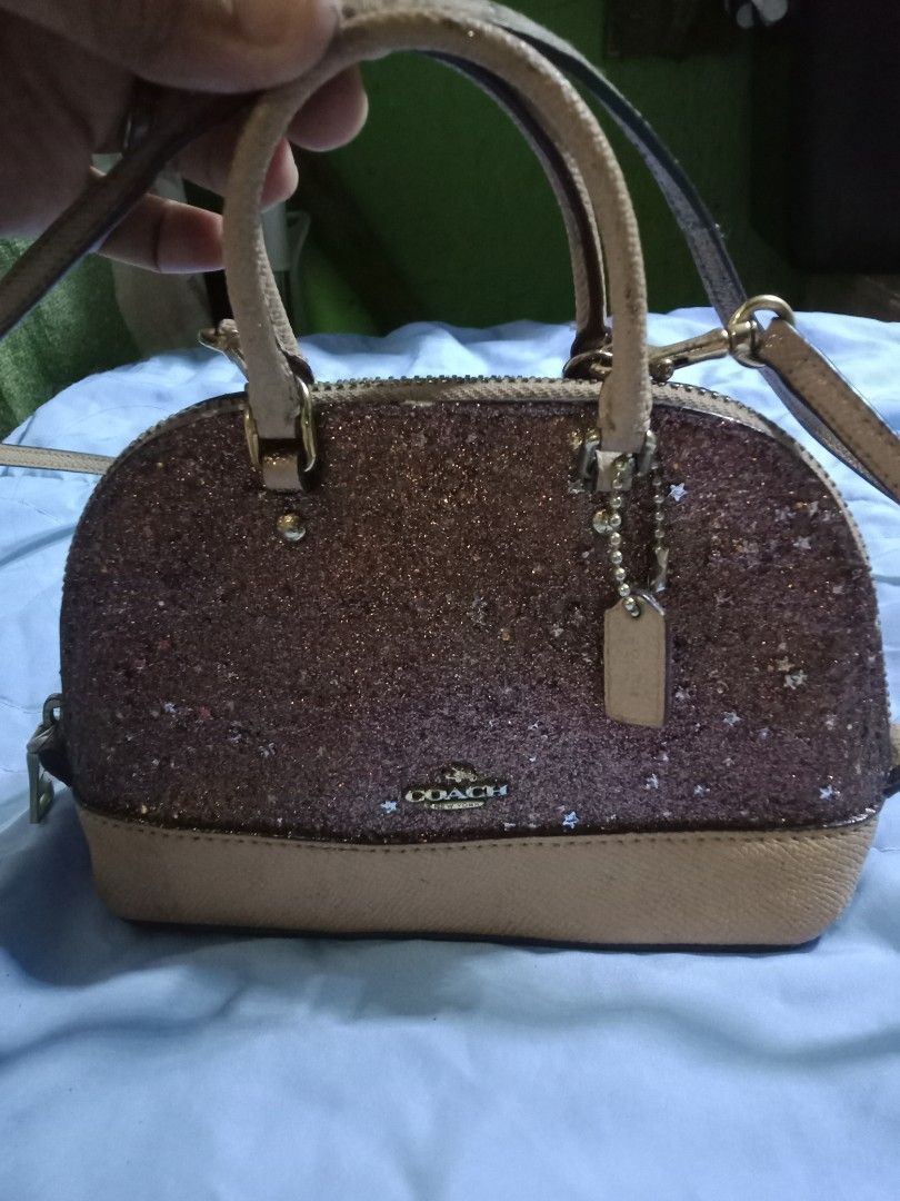 Coach glitter crossbody hot sale