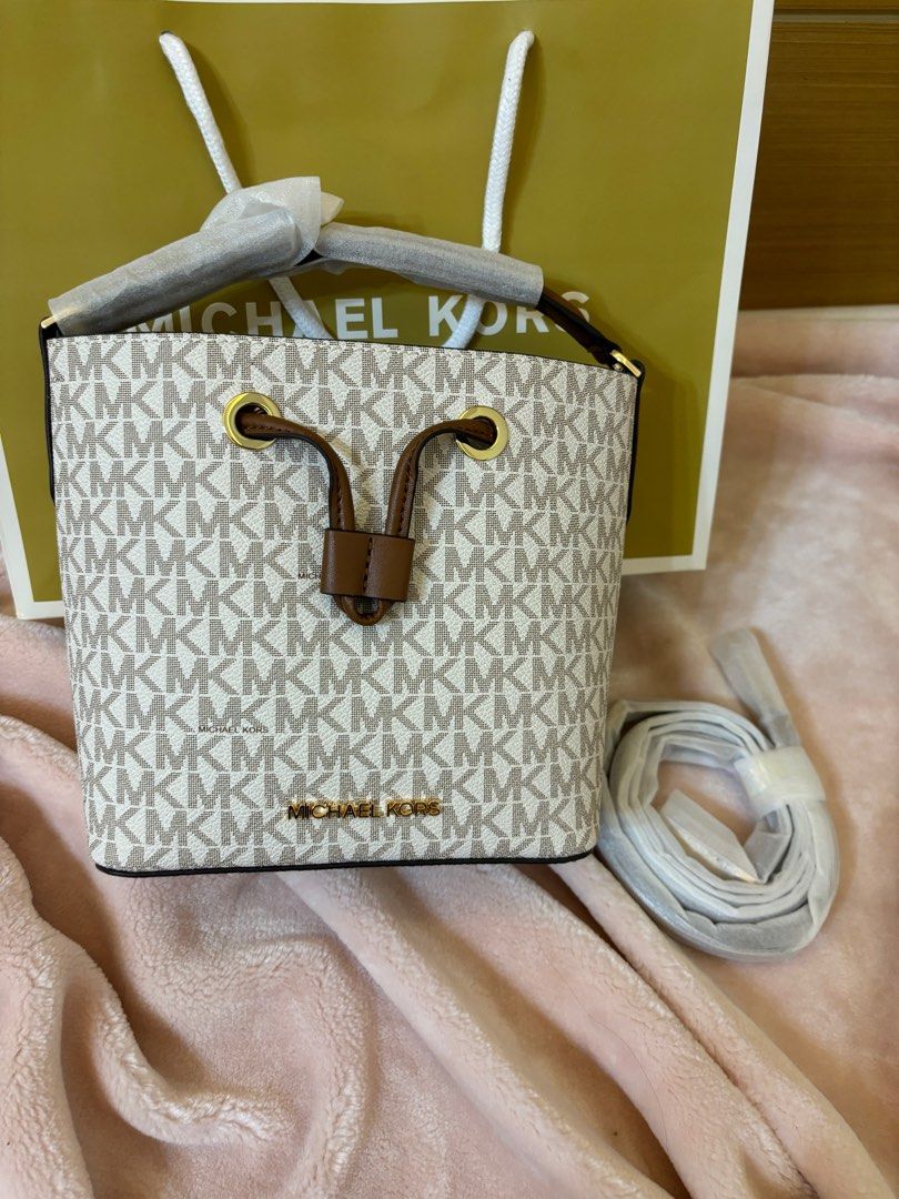 MK BUCKET BAG Kors PROMO SLING CROSSBODY Luxury Bags Wallets on Carousell
