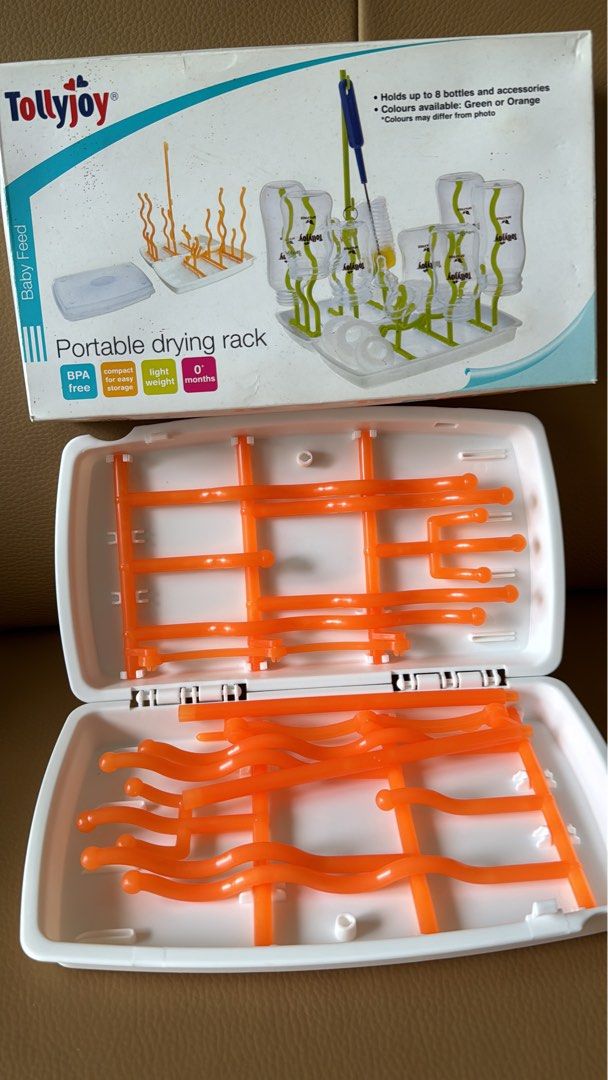 Drying rack (Category: Weaning & Toddler Feeding) located in Singapore. Submitted by patvi (Listing ID 1294314424, Image 1). Description: Brand new portable drying rack. Only take out from the box to take pic. Self collection please. .