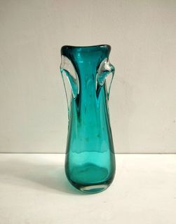 European Hand Blown Glass Vase