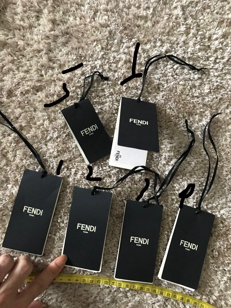 Fendi label tag shop