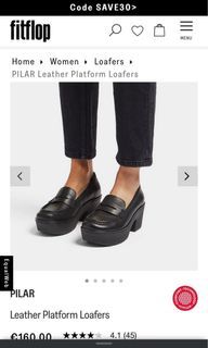 Flipflop loafers leather shoes