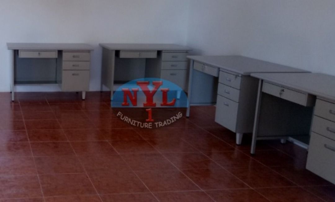 FREESTANDING/OFFICE TABLE WITH SIDE AND CENTER DRAWERSOFFICE