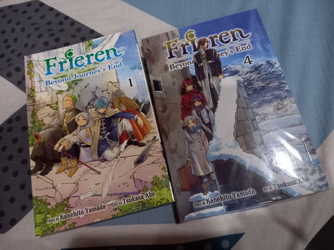 Frieren Beyond Journey's End Manga (Category: Comics & Manga) located in Manila. Submitted by starlightsaga61 (Listing ID 1292947563, Image 1). Description: Have Frieren vol 1 (unsealed) and 4 (sealed) for sale at 550 each Take both: 900 Rfs: switching to Shogakukan editions.
