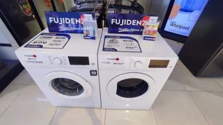 FUJIDENZO FRONT LOAD WASHER AND DRYER