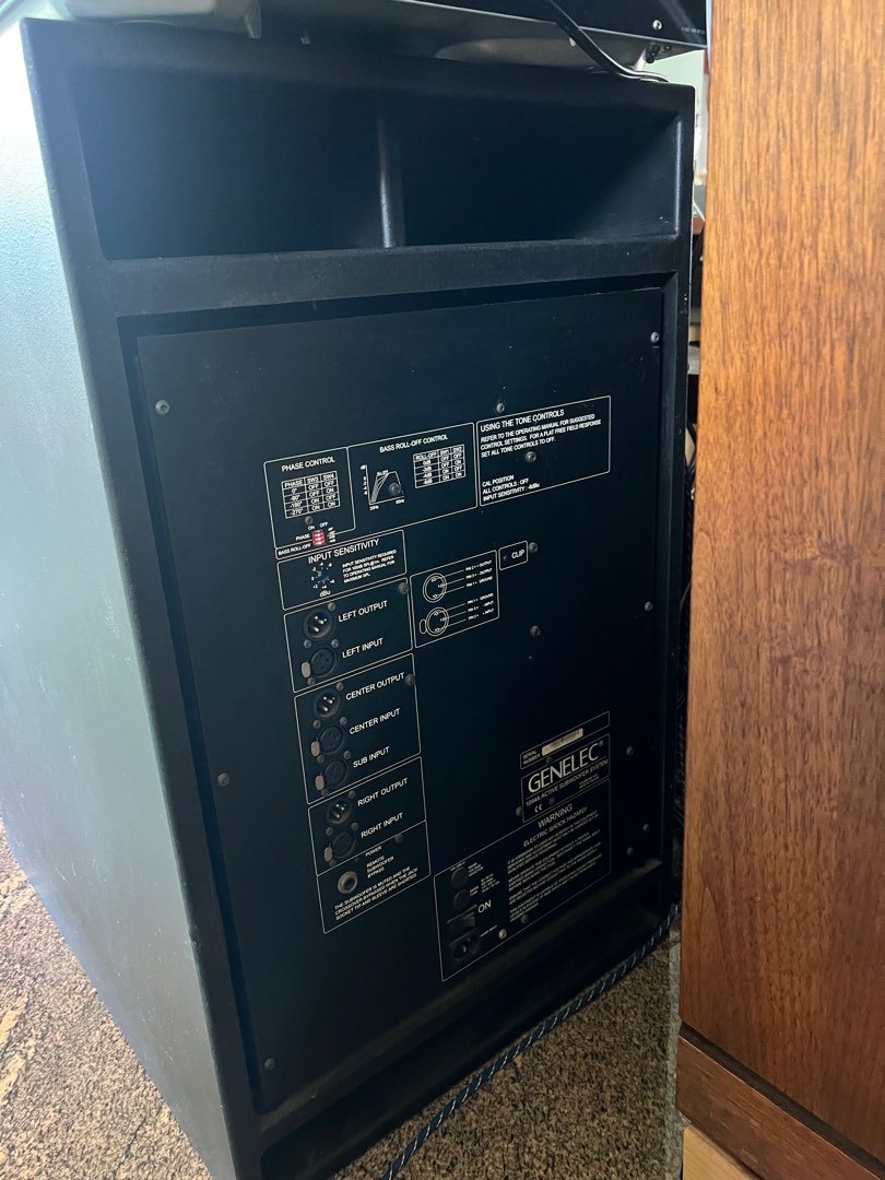 Genelec 1094A 15” powered subwoofer, Audio, Soundbars, Speakers