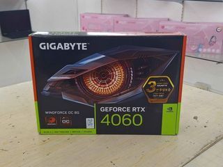 GIGABYTE RTX 4060 WINDFORCE OC 8GB GAMING GRAPHICS CARD/ VIDEOCARD FOR SALE