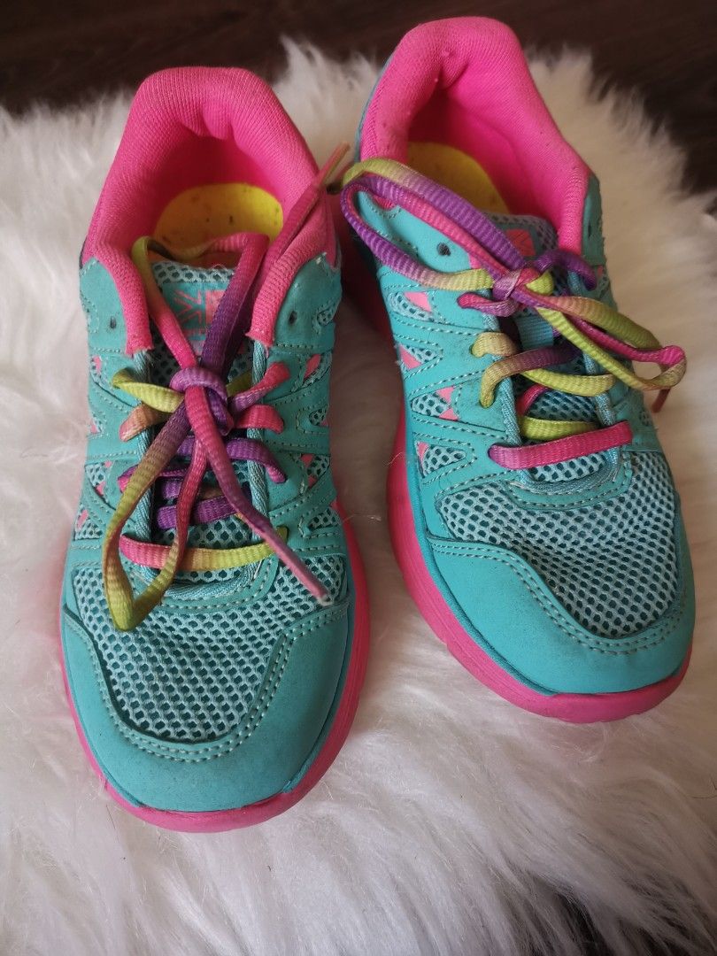 girls trainers karrimor size 13 rainbow shoes