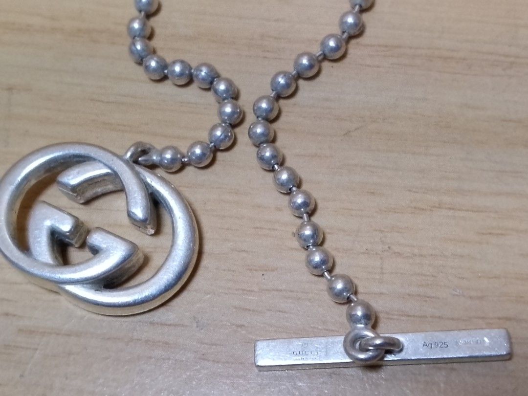 Gucci silver necklace Women s Fashion Jewelry Organizers Necklaces on Carousell