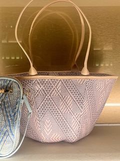 Halohalo small basket bag in pink