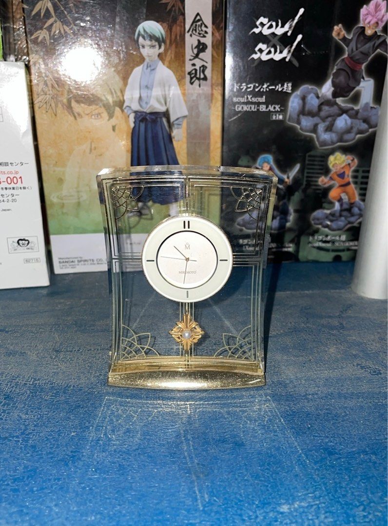 JAPAN MIKIMOTO CRYSTAL WATCH/TABLE BEDSIDE/ DESK CLOCK (Category: Clocks) located in Valenzuela. Submitted by gregferraren (Listing ID 1294374491, Image 1). Description: Uses round watch battery Sure buyer may inquire video/ charged real time delivery or shipping nationwide upon confirming order thru preferred metrobank/ bdo/ gotyme bank/ maya bank payment channels..