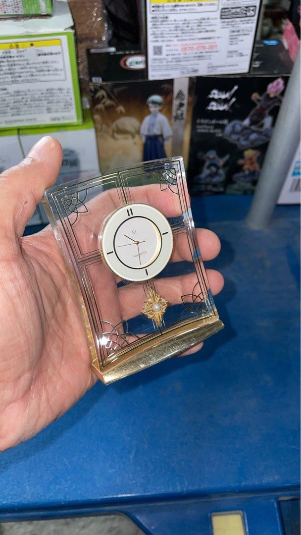 JAPAN MIKIMOTO CRYSTAL WATCH/TABLE BEDSIDE/ DESK CLOCK (Category: Clocks) located in Valenzuela. Submitted by gregferraren (Listing ID 1294374491, Image 2). Description: Uses round watch battery Sure buyer may inquire video/ charged real time delivery or shipping nationwide upon confirming order thru preferred metrobank/ bdo/ gotyme bank/ maya bank payment channels..