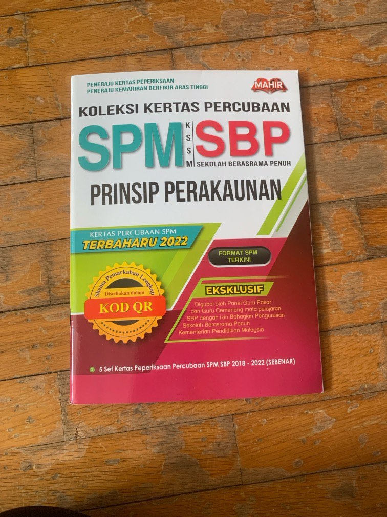 Koleksi Kertas Percubaan SPM SBP Prinsip Perakaunan, Hobbies & Toys