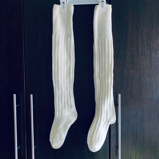 long knee length socks white socks