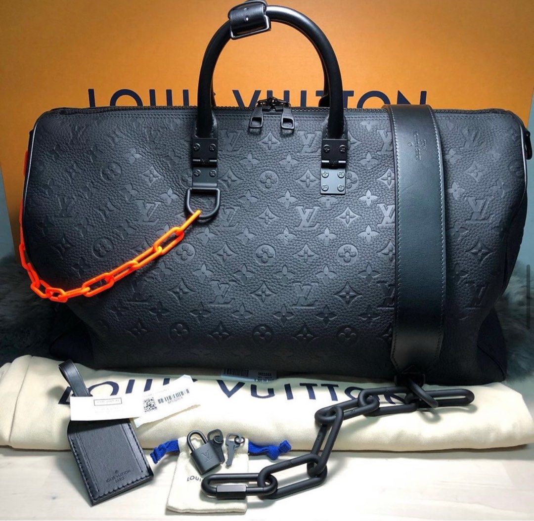Louis vuitton keepall bandouliere 50 black clearance