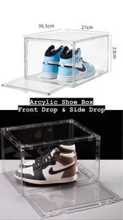 Magnetic Acrylic Shoe Box