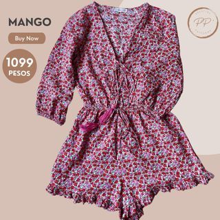 Mango Limited Collection Romper - Summer Cute Floral Romper