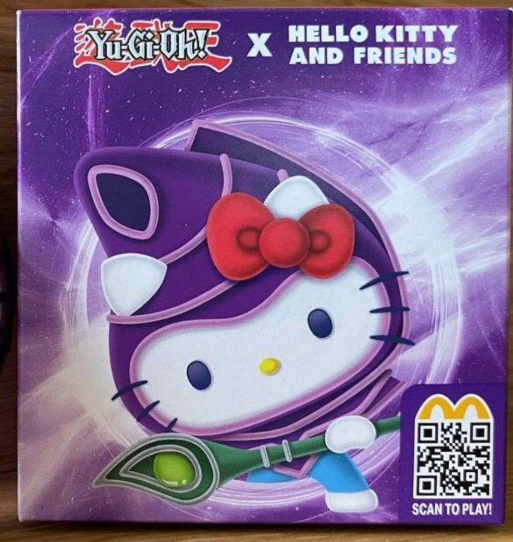 Mcdonald Hello Kitty Yugioh Happy Meal Toy (Dark Magician), Hobbies & Toys, Toys & Games on