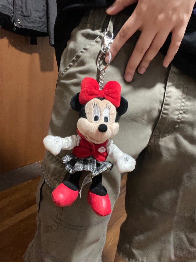Minnie Mouse Keychain as Disneyland Staff