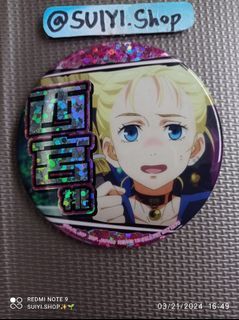 Momo Nishimiya big metal pin can badge holographic holo Jujutsu Kaisen JJK anime