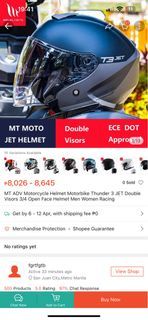 Mt T3jet helmet