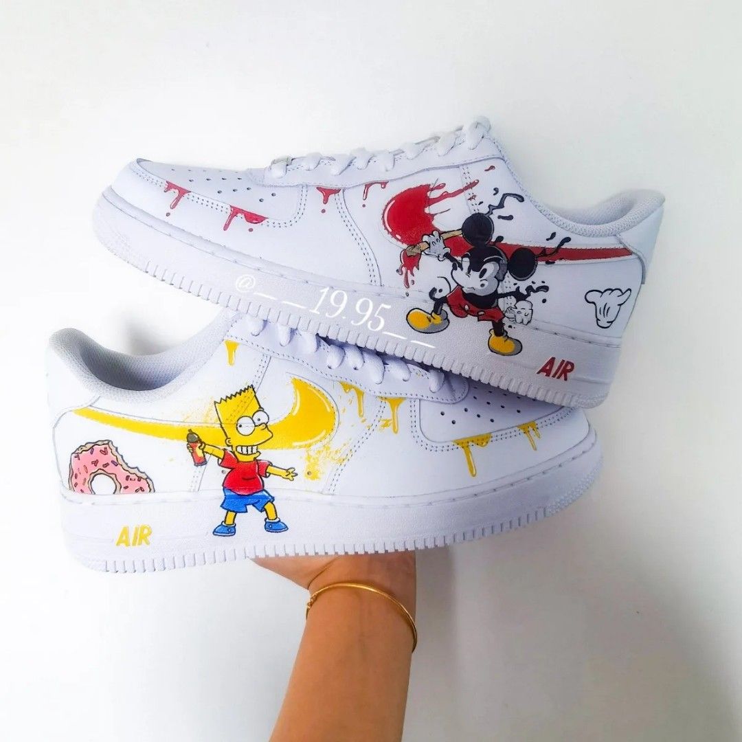 nike air force 1 the simpsons