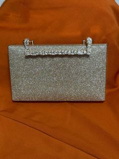 (ONHAND: 1pc.)  ELIZA GOLD- Wedding, Party, Day or Evening Bag / Clutch
