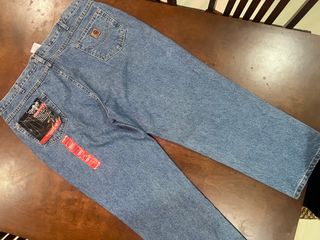 Carhartt Slim Fit Jeans With Paint Splash, Women's Fashion, Bottoms, Jeans  & Leggings on Carousell