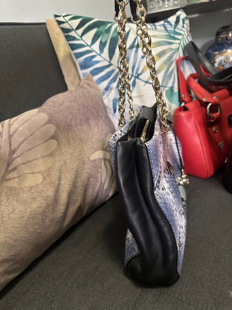 Orton Shoulder Bag (Category: Luxury Bags & Wallets) located in San Juan City. Submitted by vmdln (Listing ID 1294340005, Image 3). Description: Like new condition Gold hardware Phyton Leather Design .