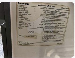 Panasonic Refregerator