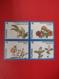Philippines 1998 :  Flowers , complete set of 4 v. , MNH