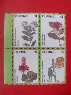 Philippines 1998 :  Flowers ,complete set of 4 v. , MNH