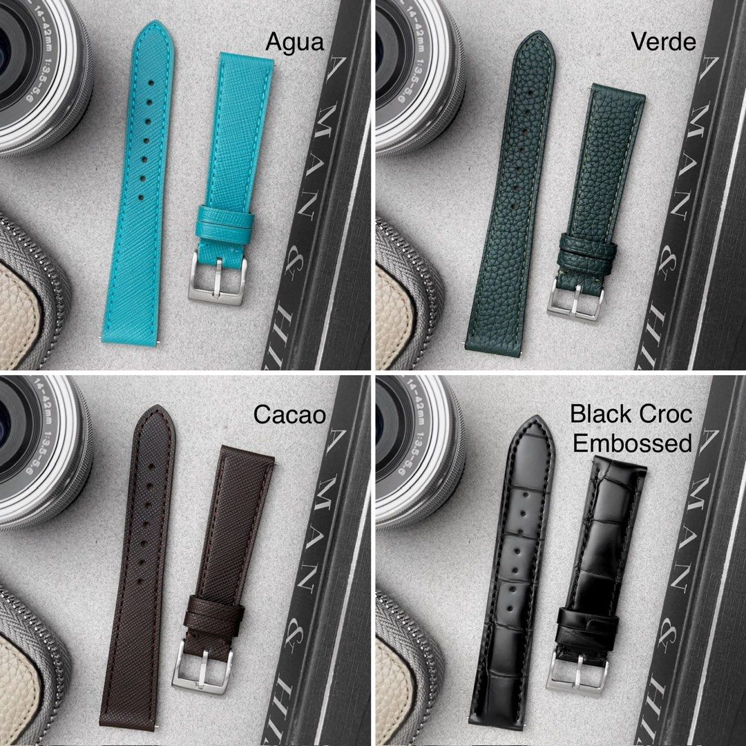 Premium Leather Watch Straps (Category: Luxury Watches) located in Manila. Submitted by frewx (Listing ID 1294309500, Image 3). Description: TIMEBAUBLES leather straps available. Free Shipping Nationwide! 18mm, 19mm, 20mm, 21mm and 22mm available. Premium Genuine Leather with quick release spring bars. ₱1,750-₱2,500 PM for orders or visit our website timebaublesshop .com.