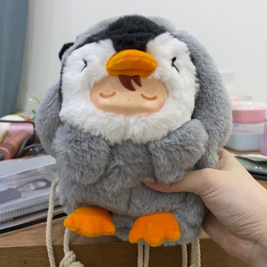 Quay Animal Bag Blind Box Penguin Tas Serut Boneka