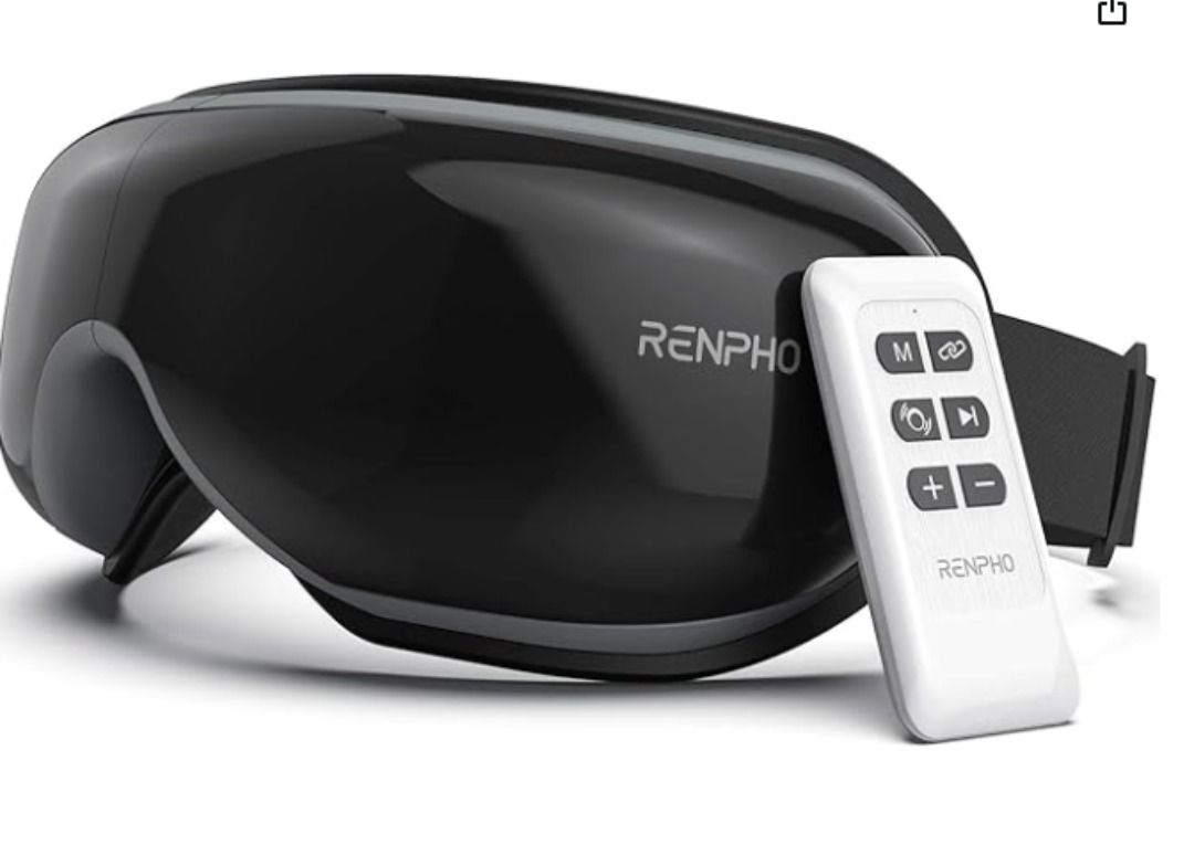RENPHO Eyeris1 - Heated Eye Massager (Category: Massage Devices) located in Marikina City. Submitted by skowshop (Listing ID 1294430135, Image 1). Description: Use for Eyes Power Source Battery Powered Material. Plastic Item Weight 0.74 Pounds Brand. RENPHO About this item: Comfortable Heated Eye Massage - Renpho eye massager built-in heating pads provide a comfortable temperature 104℉-107℉(40℃-42℃), better for relaxing eye puffiness, dry eyes, e