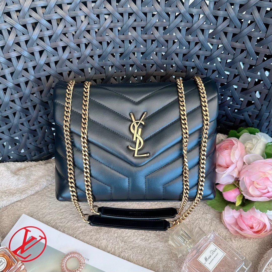 Saint Laurent YSL Loulou Bag Small Black GHW