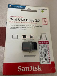 Sandisk ultra dual usb drive 3.0 flash drive for android smartphones64241450011393110