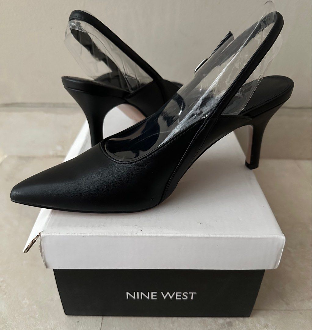 Sepatu shoes Nine West Heels black 100% authentic n brand new