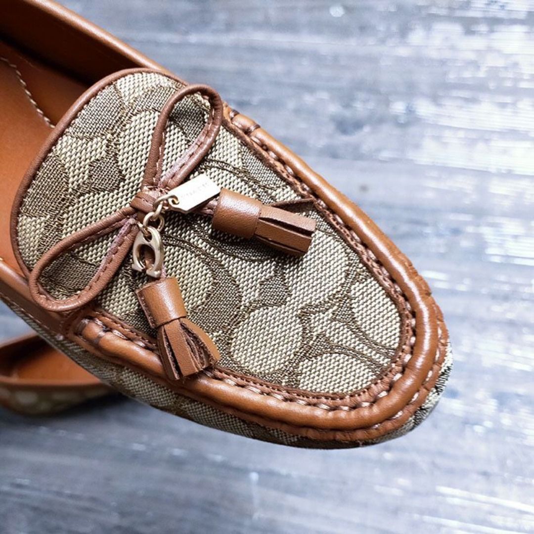 SEPATU WANITA COACH FLAT LOAFERS SIZE 36 40 ), Fesyen Wanita