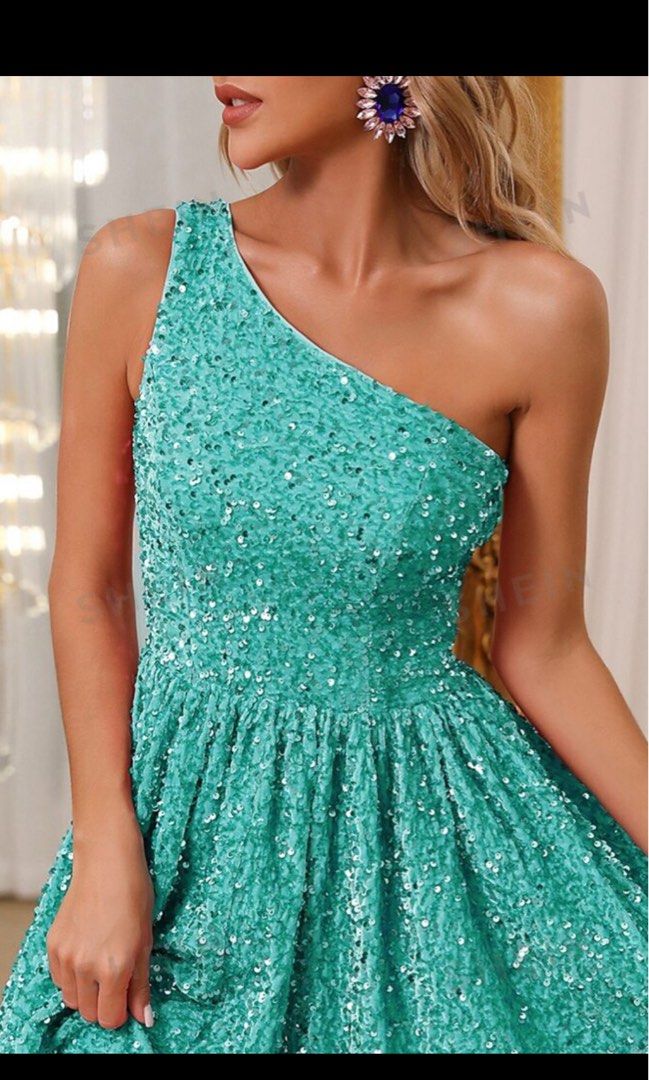 slim fit dress slacks Mock Neck Mesh Panel Sequin Prom Dress  Bold Apparel