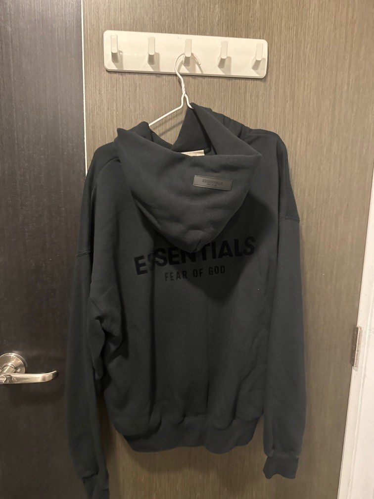 SS22 Essentials Fear of God FOG Stretch Limo Hoodie Pullover Outerwear  Authentic, Men's Fashion, Coats, Jackets and Outerwear on Carousell