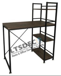 STUDY TABLE WITH BOOKSHELF | HOME & OFFICE PARTITION