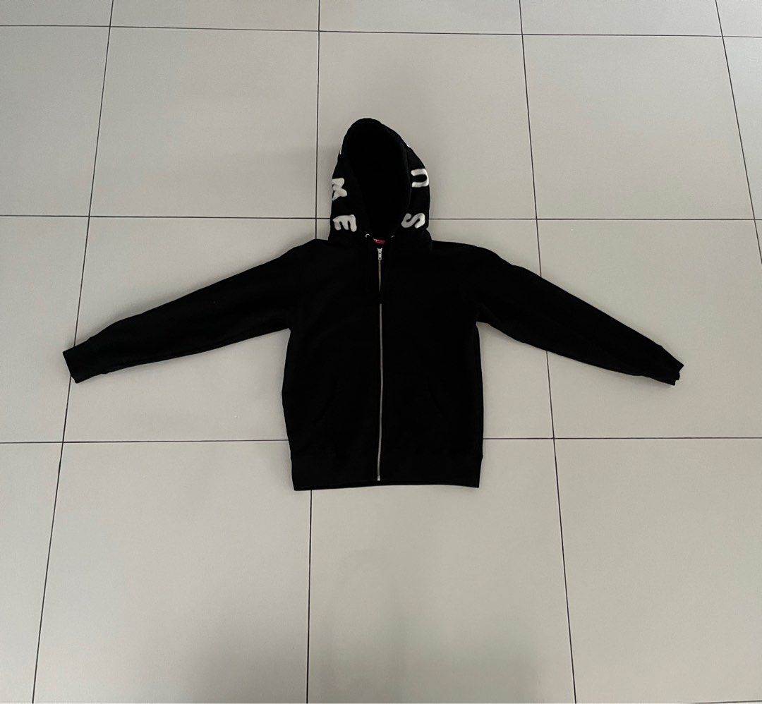 Supreme bone zip up hoodie deals