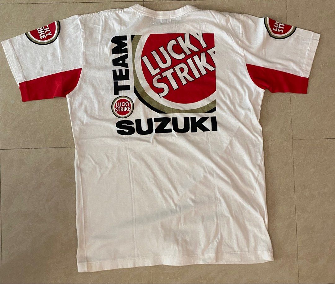 Team Lucky Strike Suzuki Tee, Men's Fashion, Tops & Sets, Tshirts