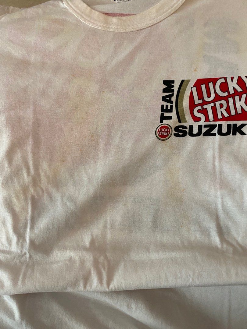Team Lucky Strike Suzuki Tee, Men's Fashion, Tops & Sets, Tshirts
