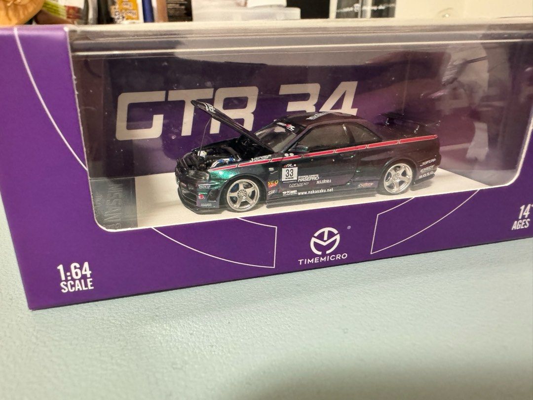 Timemicro: 1/64 Nissan Skyline GT-R (R34) [Chameleon Purple