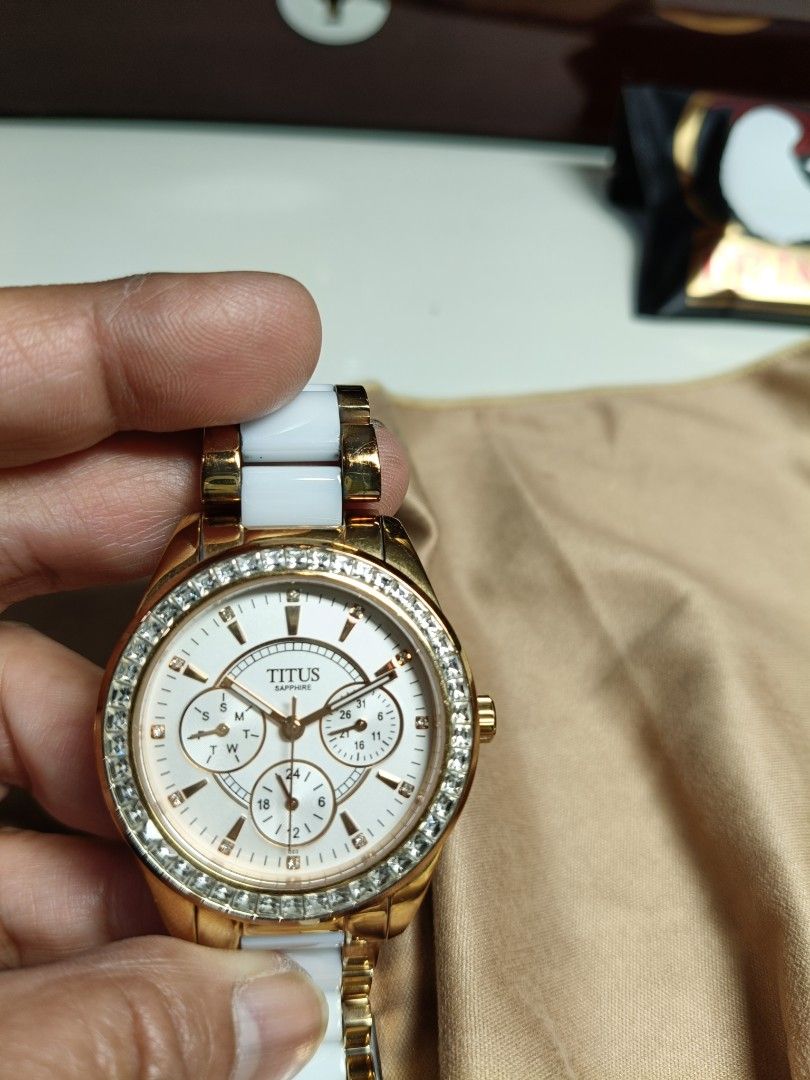 TITUS LADIES CERAMIC WATCH