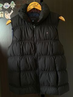 Tommy Hilfiger Men’s Ultra soft Fleece Puffer Vest Outdoor Jacket For Mens Fashion